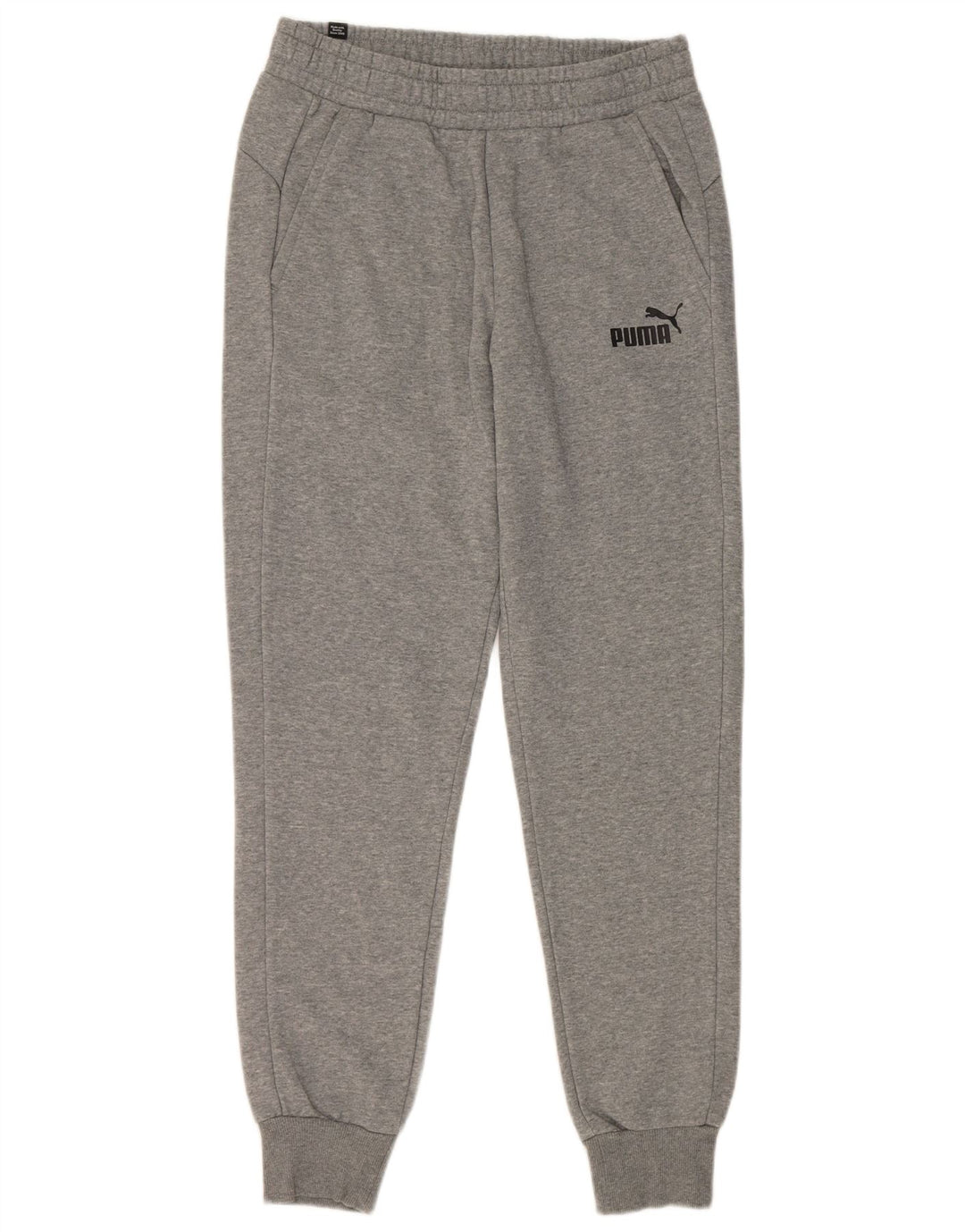 Pantaloni da tuta da uomo Puma Joggers in cotone chiazzato grigio medio