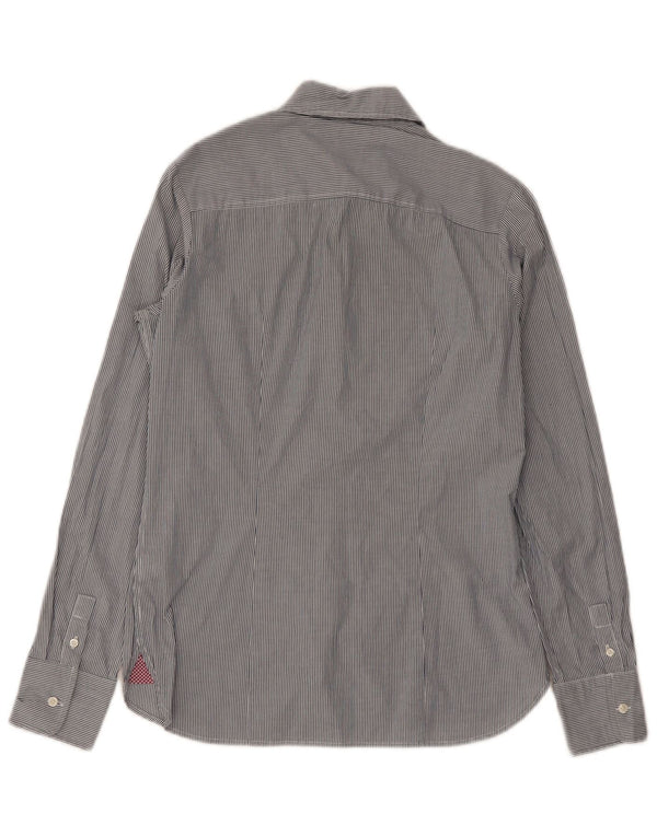 Camicia da donna Tommy Hilfiger US 6 cotone gessato grigio medio