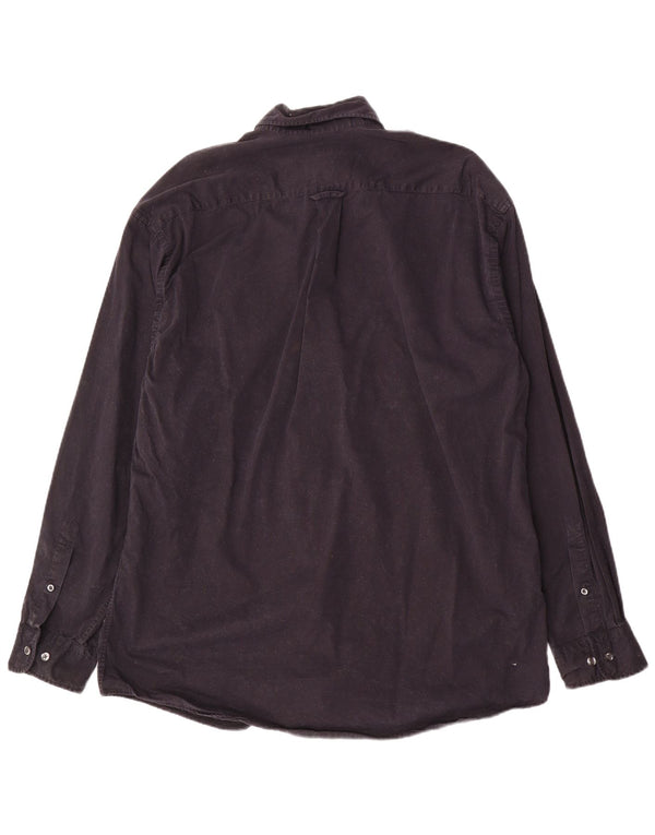 Gant Mens Shirt Large Navy Blue Cotton