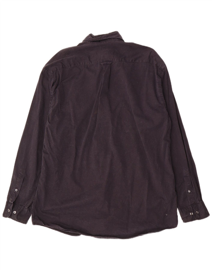 Gant Camicia da uomo grande in cotone blu navy