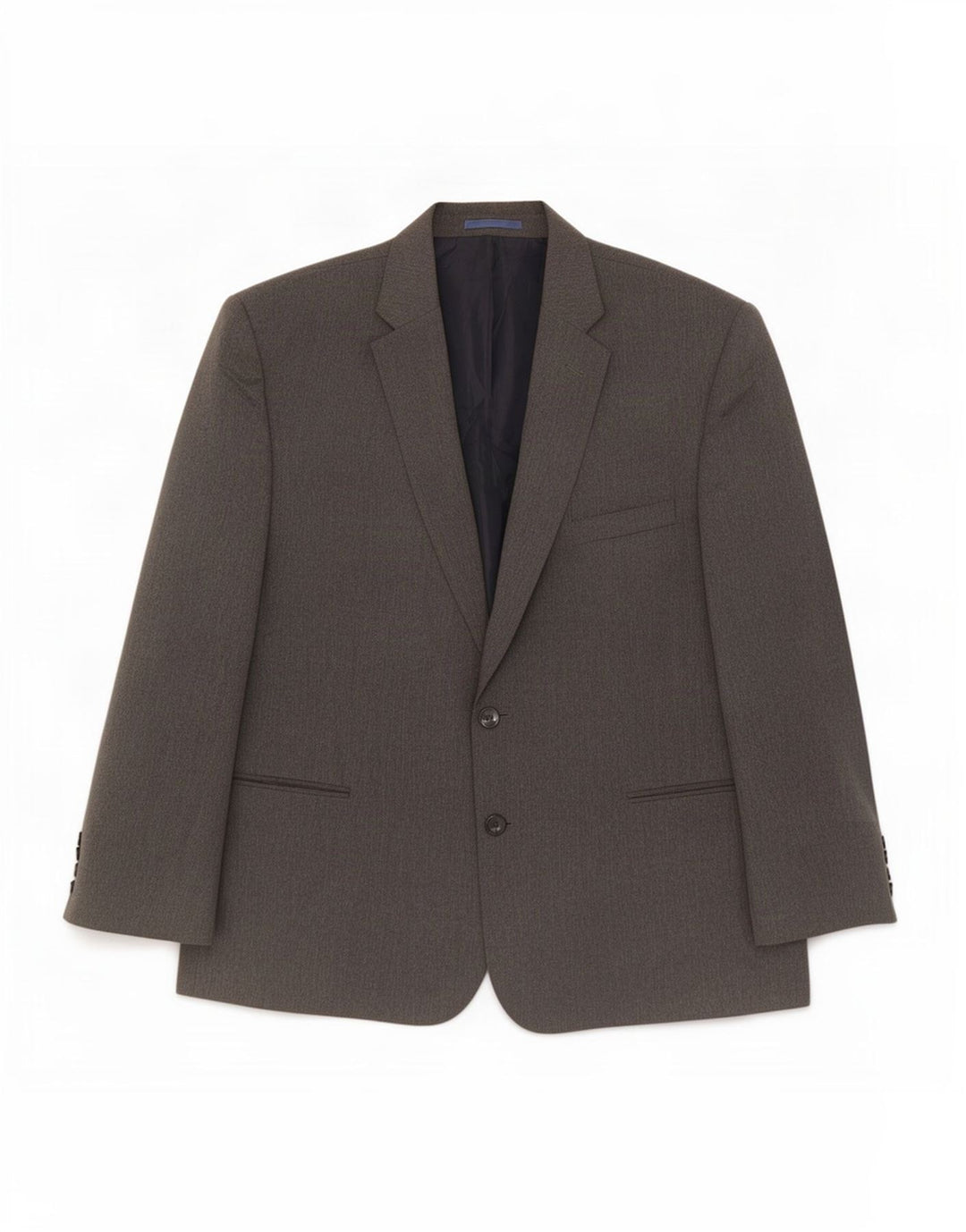 Giacca blazer a 2 bottoni Marks & Spencer da uomo UK 48 2XL poliestere grigio