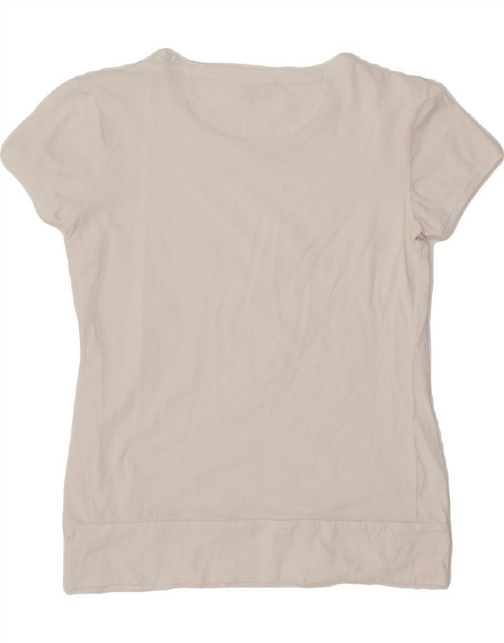 CHAMPION Womens T-Shirt Top UK 14 Large White Vintage Champion and Second-Hand Champion from Messina Hembry 