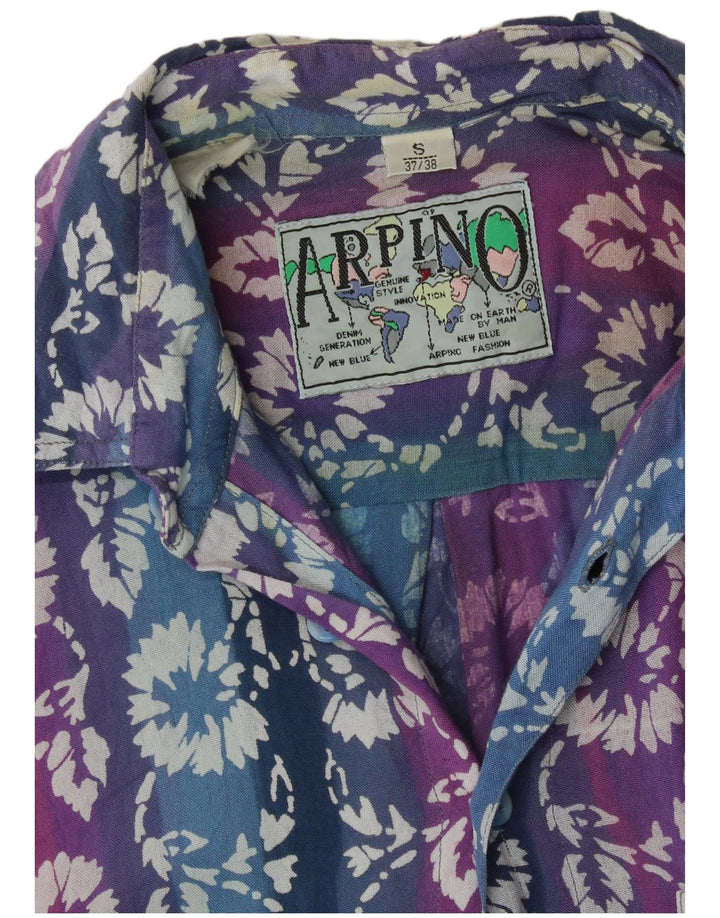 Camicia a maniche corte da uomo ARPINO taglia 37/38 piccolo floreale multicolore