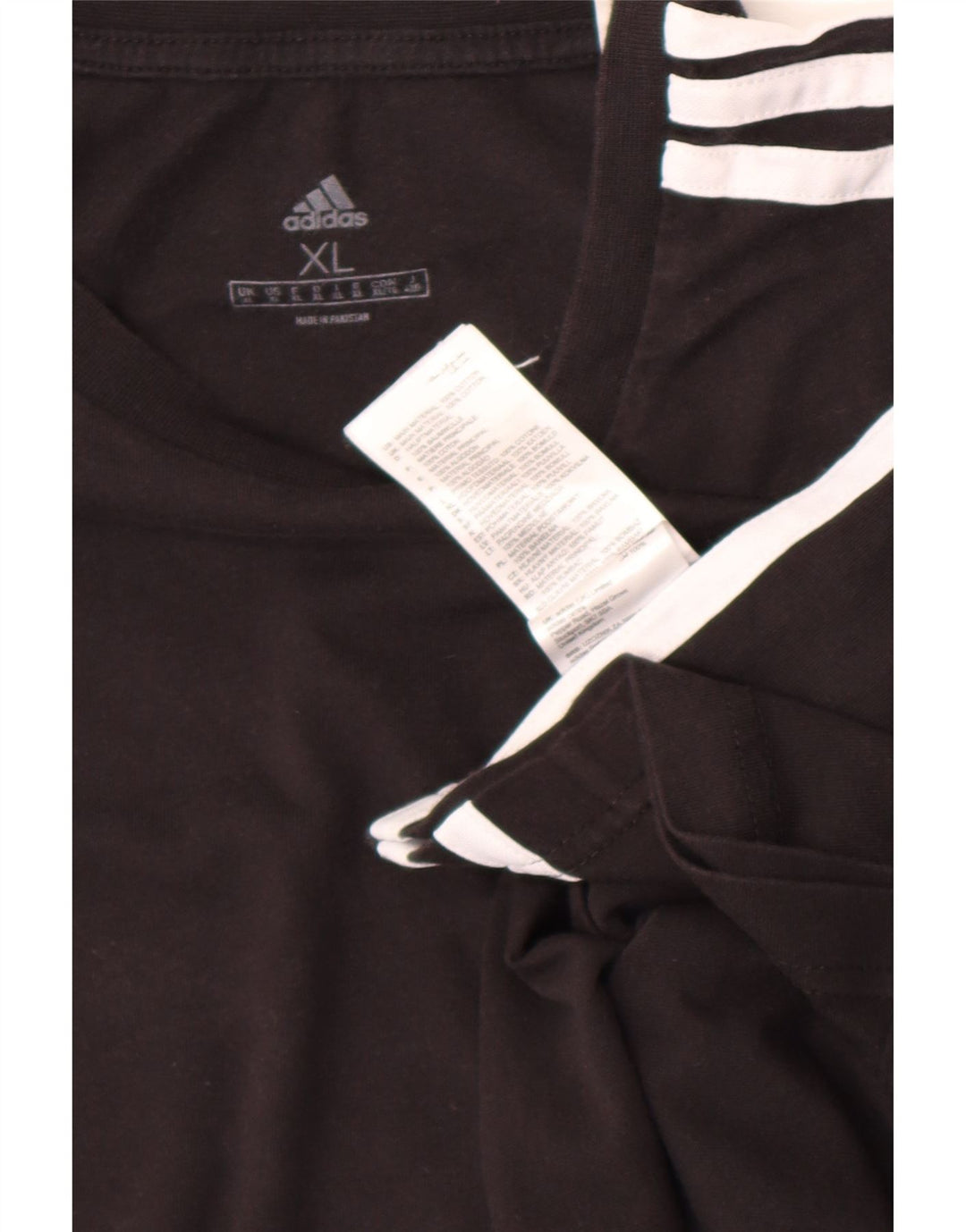T-shirt da uomo ADIDAS Top XL in cotone nero