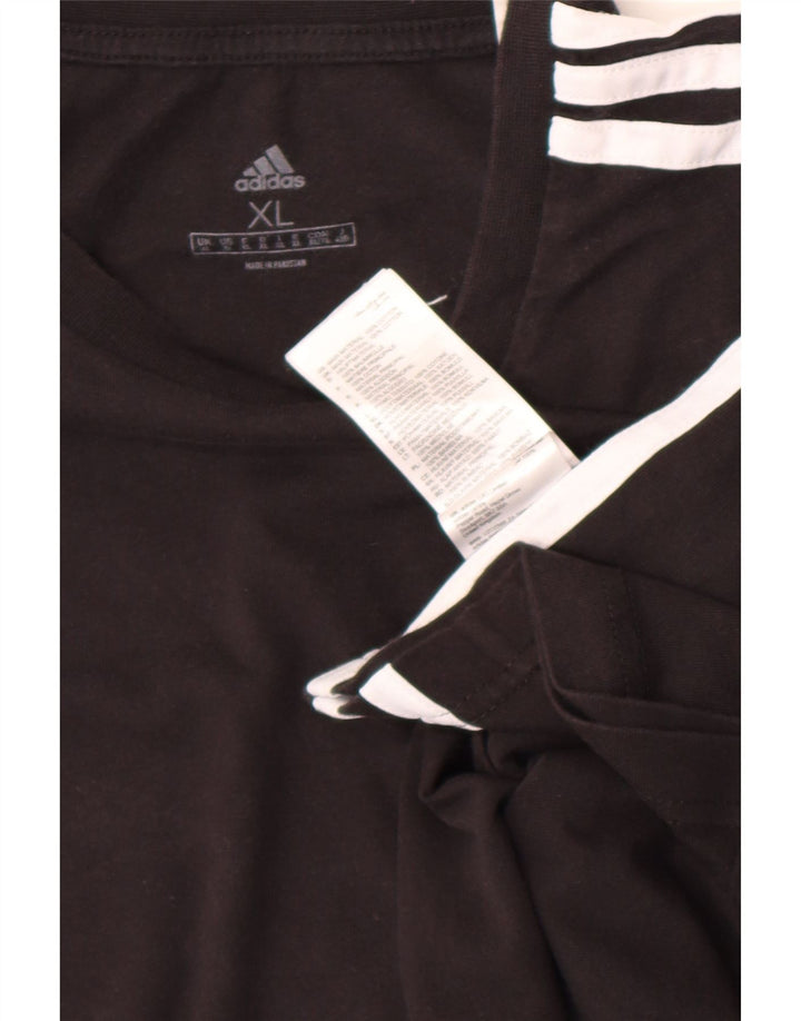T-shirt da uomo ADIDAS Top XL in cotone nero