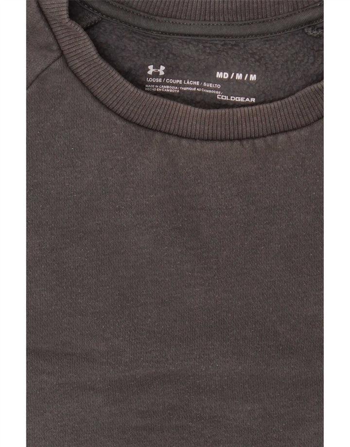 Felpa da uomo Under Armour Maglione in cotone grigio medio