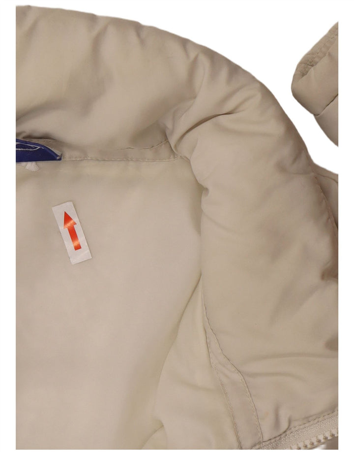 Giacca a vento da donna Reebok UK 16 Large White Poliestere Sports
