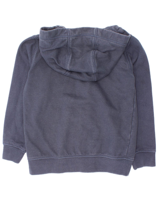 Maglione con cappuccio con zip grafica per ragazzi Jack Wills 7-8 anni in cotone blu navy