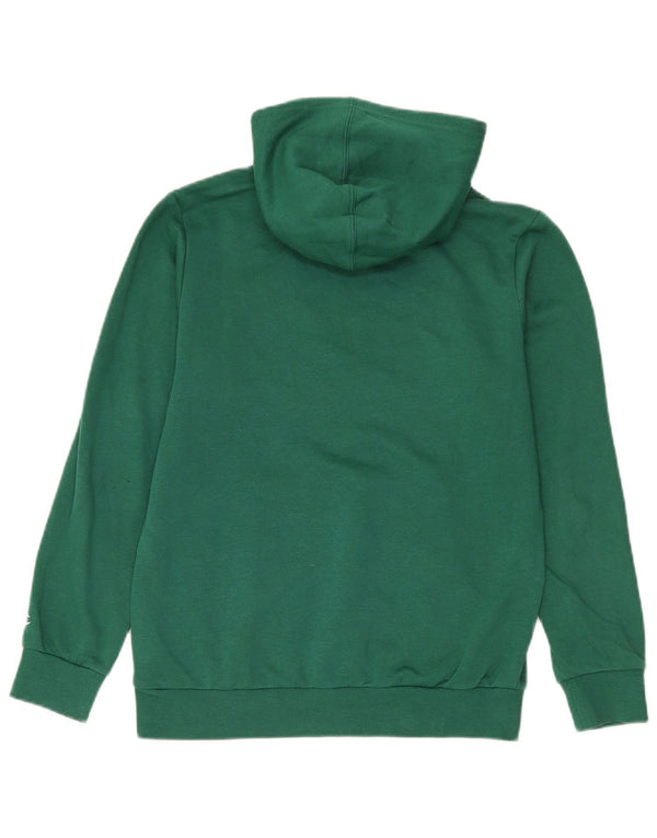 Maglione con cappuccio grafico da ragazzo Champion 13-14 anni XL in cotone verde