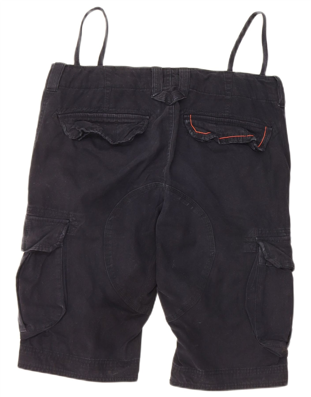Pantaloncini cargo da uomo SUPERDRY medi W32 in cotone blu navy