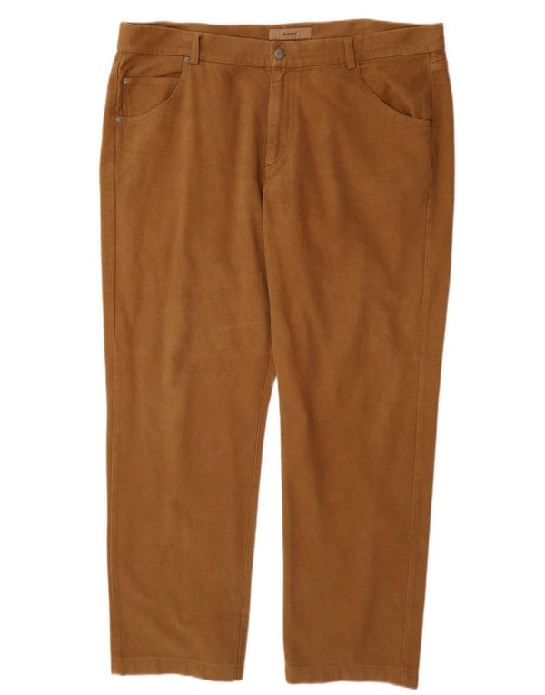 Pantaloni casual dritti da uomo Avirex W42 L32 in cotone beige