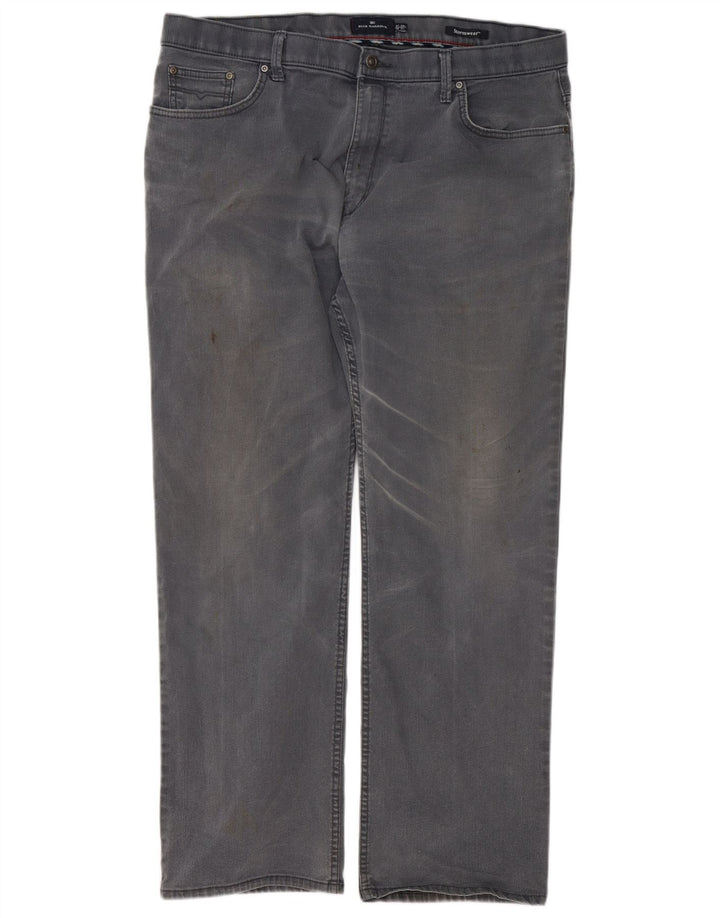 Jeans dritti Marks & Spencer da uomo blu Harbour W38 L31 cotone grigio