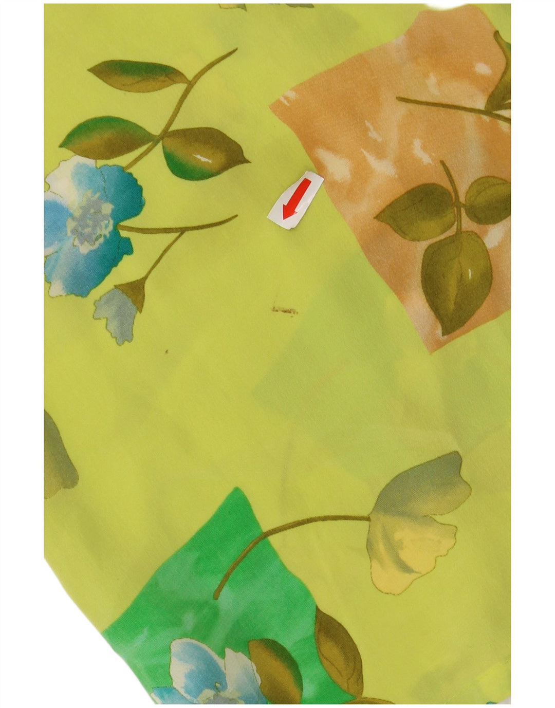 CHERIE Camicetta da donna a maniche corte trasparente IT 48 XL Verde floreale