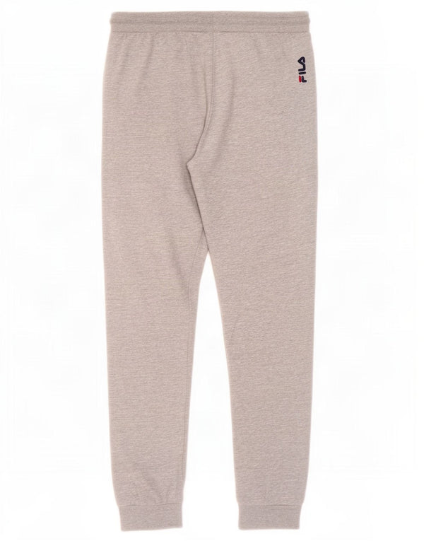 Pantaloni da tuta da uomo Fila Joggers piccoli in cotone grigio