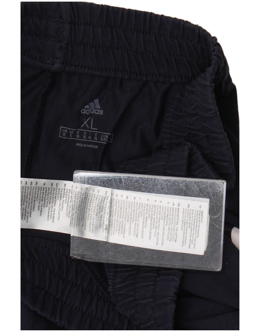 Pantaloncini sportivi grafici da uomo ADIDAS XL in cotone blu navy