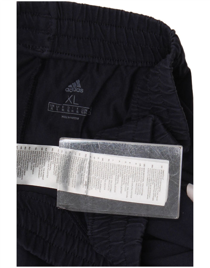 Pantaloncini sportivi grafici da uomo ADIDAS XL in cotone blu navy