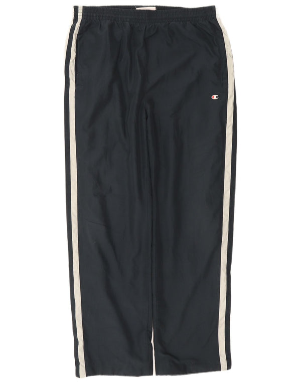 Pantaloni da tuta da uomo Champion Large in poliestere color block blu navy