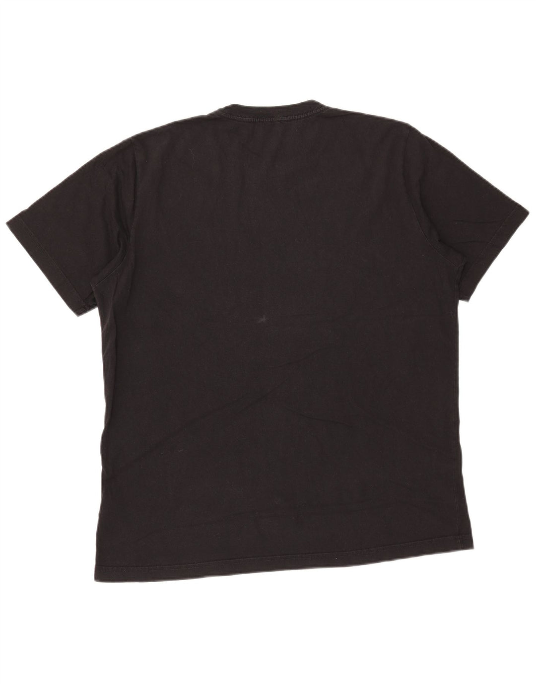 T-shirt grafica da uomo Diesel Top grande in cotone nero