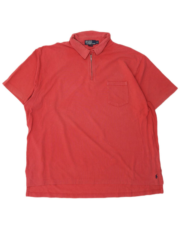 POLO RALPH LAUREN Polo da uomo 2XL Cotone rosso