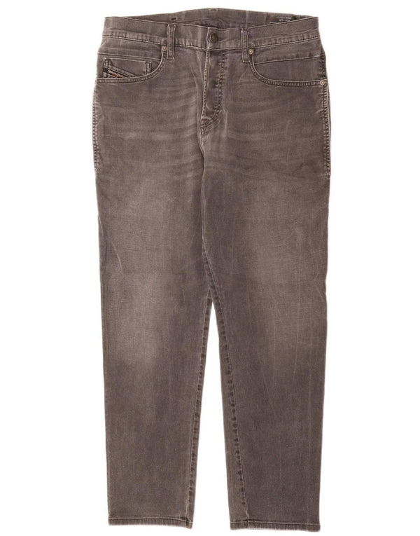 Jeans uomo Diesel D-Fining affusolati W31 L28 cotone grigio
