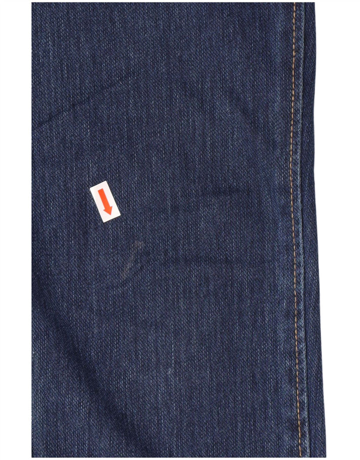 FRENCH CONNECTION Jeans skinny da donna UK 10 Small W28 L29 Blu navy