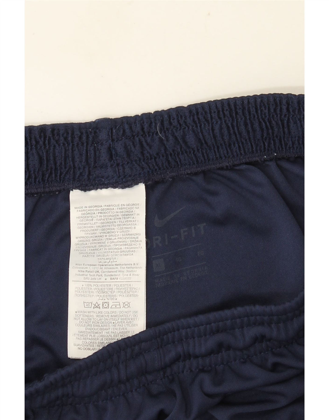 Pantaloncini sportivi Nike Dri Fit da uomo XL in poliestere blu navy