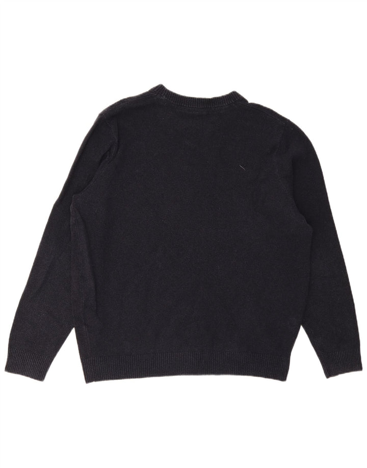 Maglione maglione girocollo da uomo LYLE & SCOTT 2XL cotone blu navy