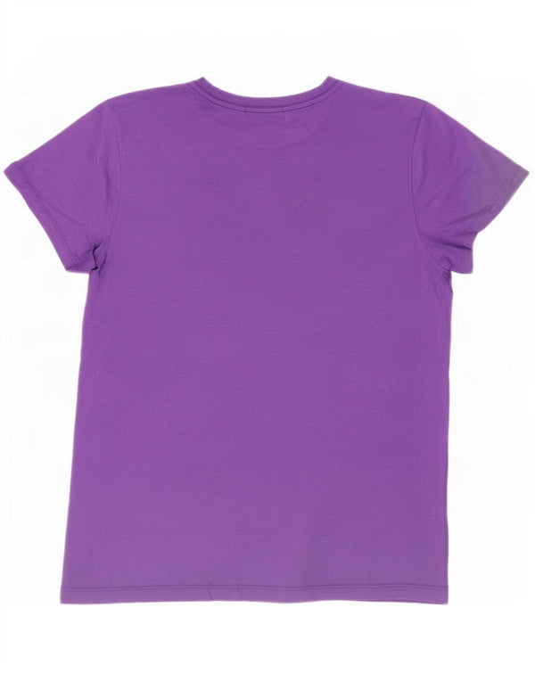 Maglietta grafica da uomo Under Armour Top in cotone viola medio