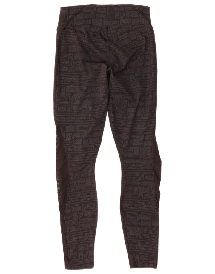 Leggings Puma da donna UK 10 Small Poliestere geometrico grigio