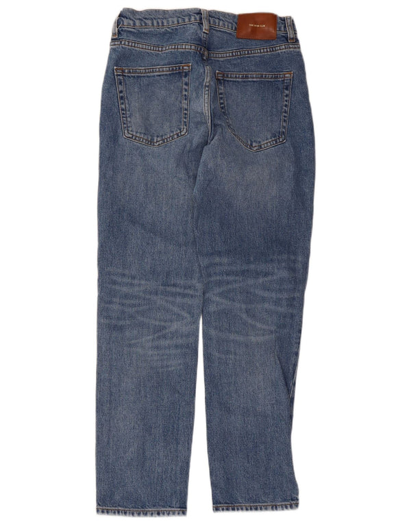 Jeans dritti effetto invecchiato da donna Zara EU 36 XS W26 L27 Blu