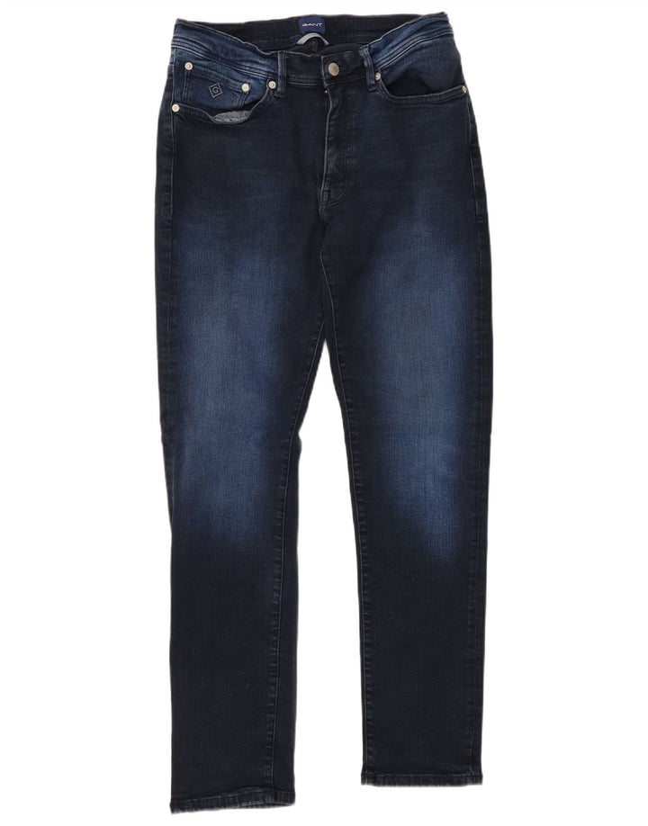 Jeans slim da uomo GANT W32 L30 cotone blu navy
