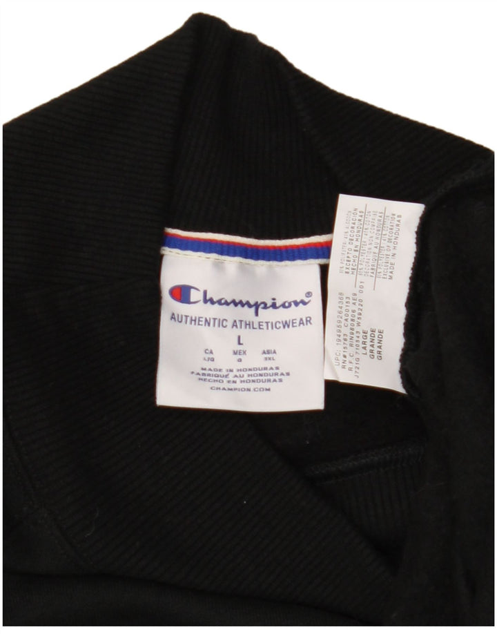 Felpa da donna Champion Jumper UK 16 Large Nero Poliestere