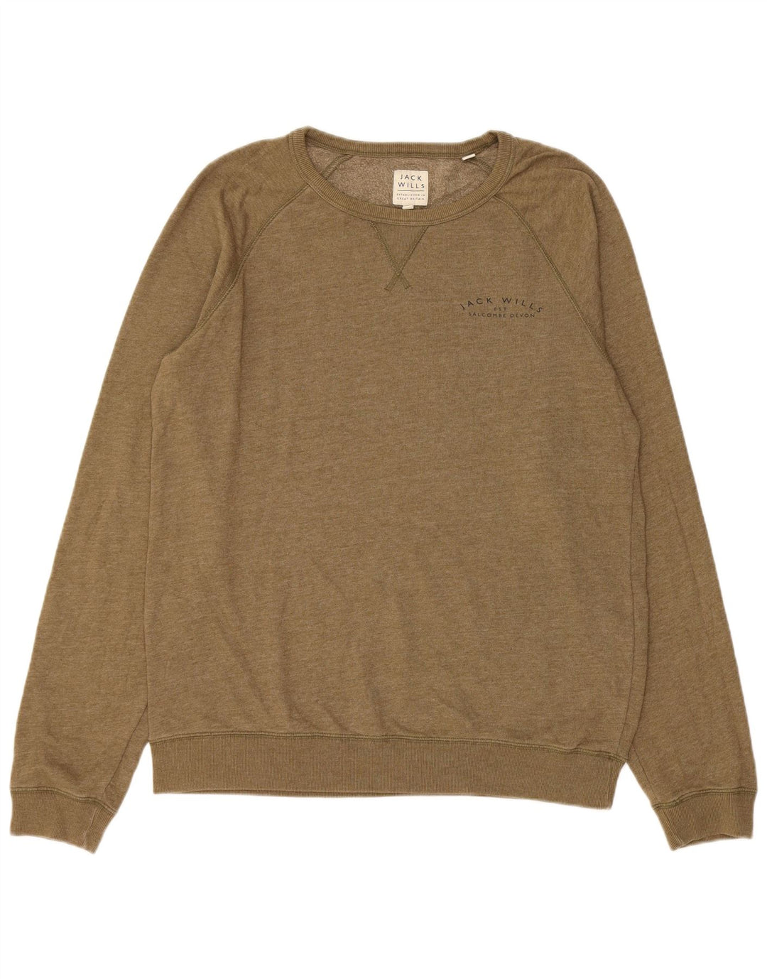Felpa da uomo Jack Wills Jumper XL in cotone kaki