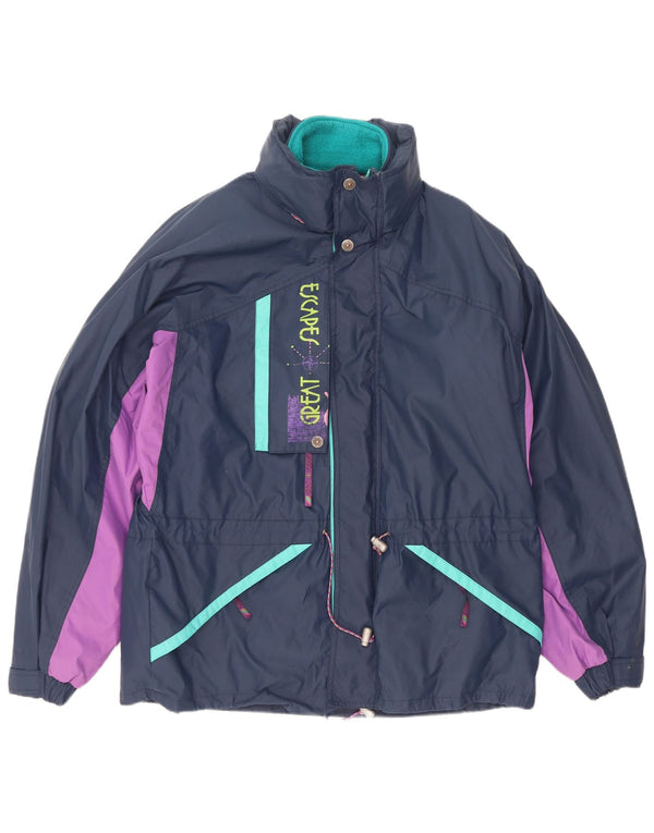 Giacca da sci da uomo Great Escapes Polartec Graphic IT 52 XL Blu Navy