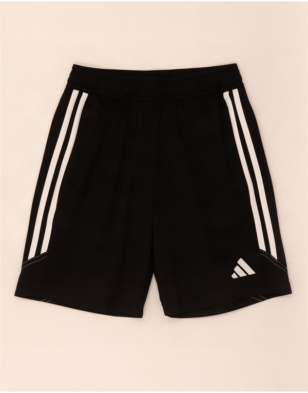 Pantaloncini sportivi Adidas Aeroready da ragazzo 11-12 anni neri