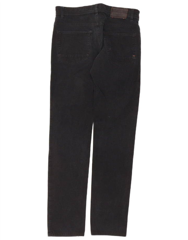 Jeans dritti da uomo Hugo Boss W31 L32 cotone nero