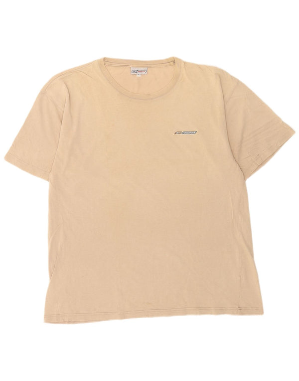 T-shirt Reebok da uomo Top XL in cotone beige