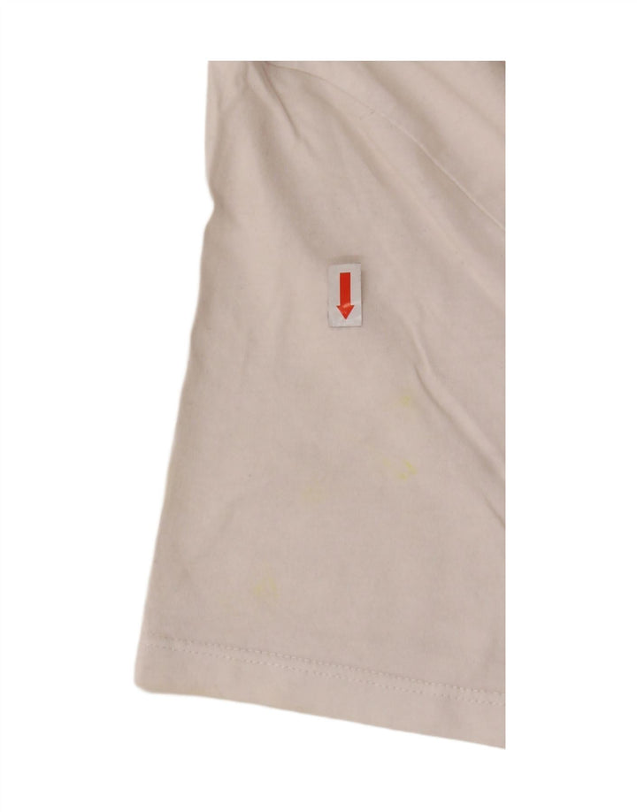 ARMANI Mens Slim Graphic T-Shirt Top Large White