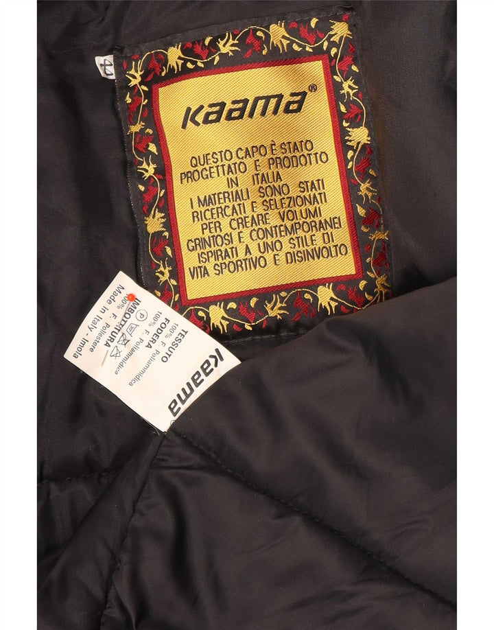 Giacca imbottita con cappuccio Kaama da uomo con motivo astratto IT 44 XS multicolore