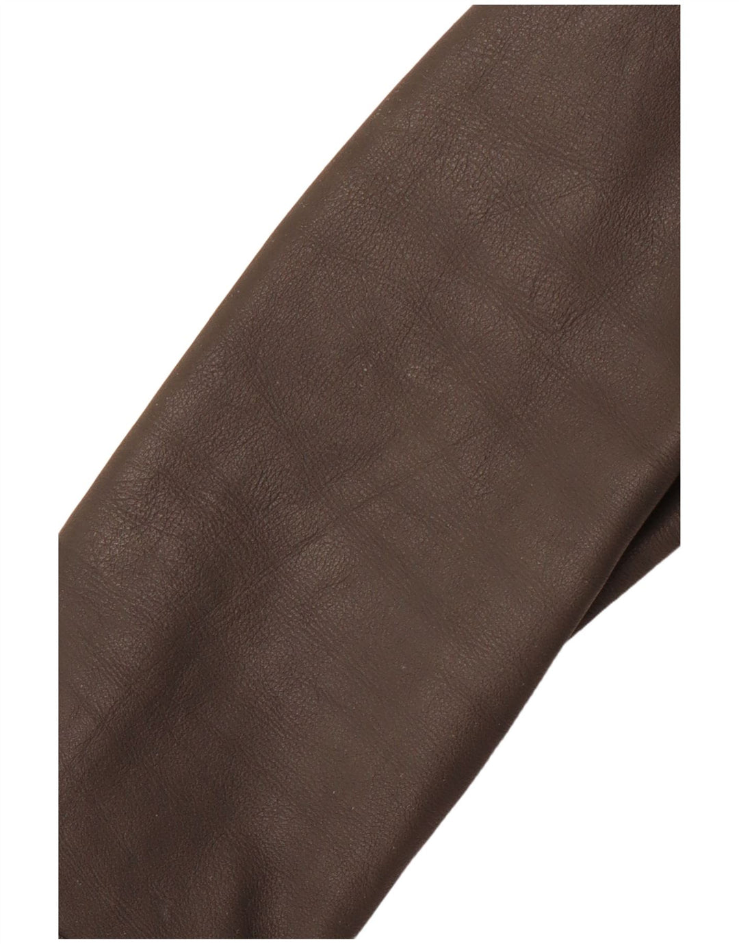 REPLAY Giacca in pelle da donna UK 10 Piccola pelle grigia