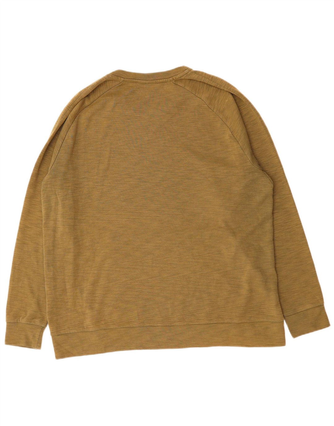 Felpa da uomo NIKE maglione XL in cotone screziato kaki