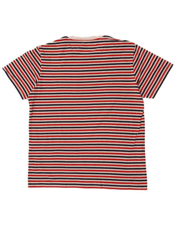 Levi's T-shirt da uomo Top grande in cotone a righe multicolore