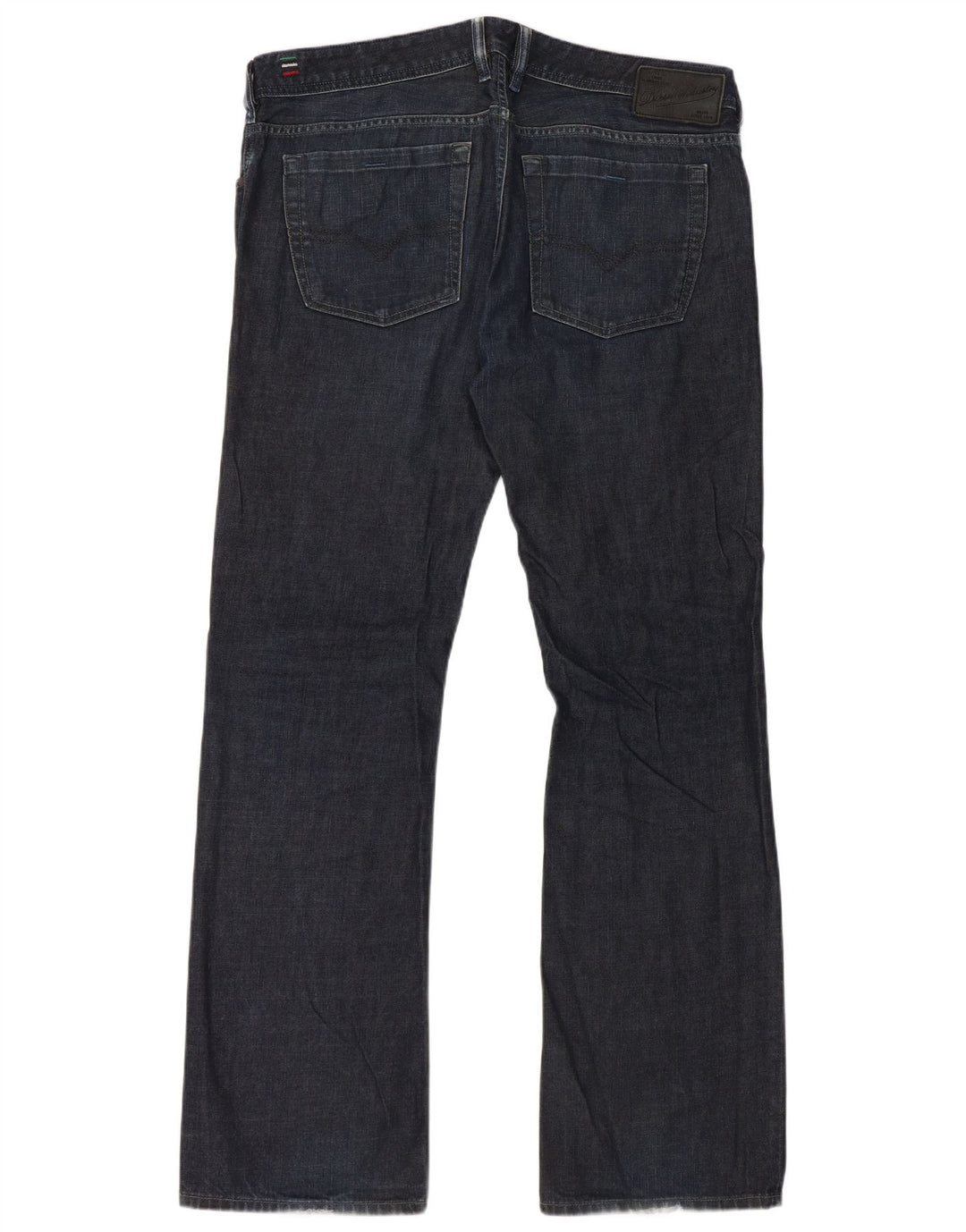 Jeans Bootcut da uomo Diesel W36 L33 in cotone blu navy