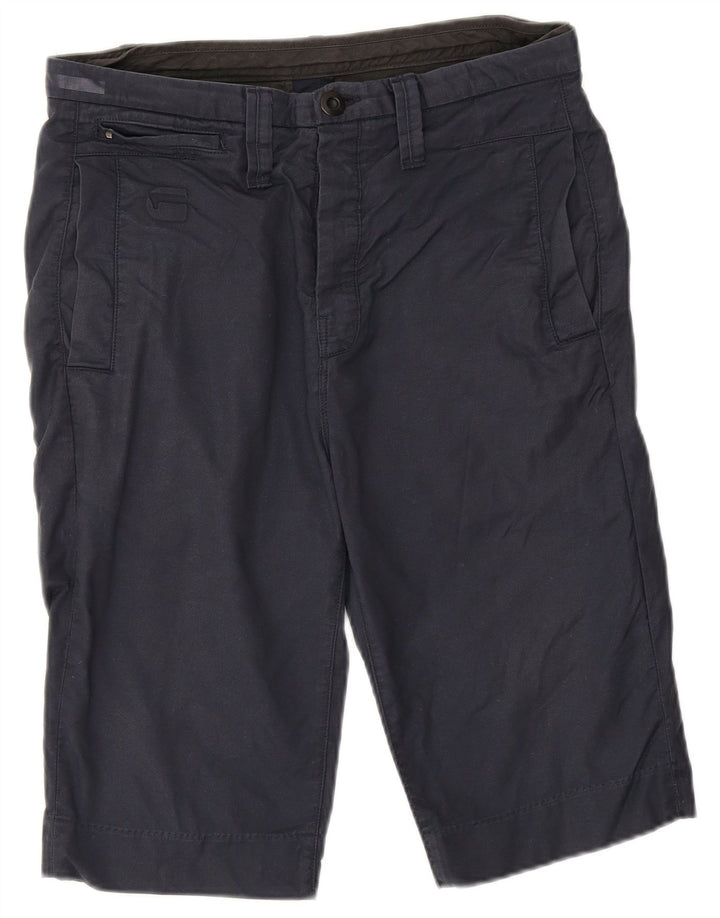 Pantaloncini cargo da uomo G-Star W31 cotone blu navy medio