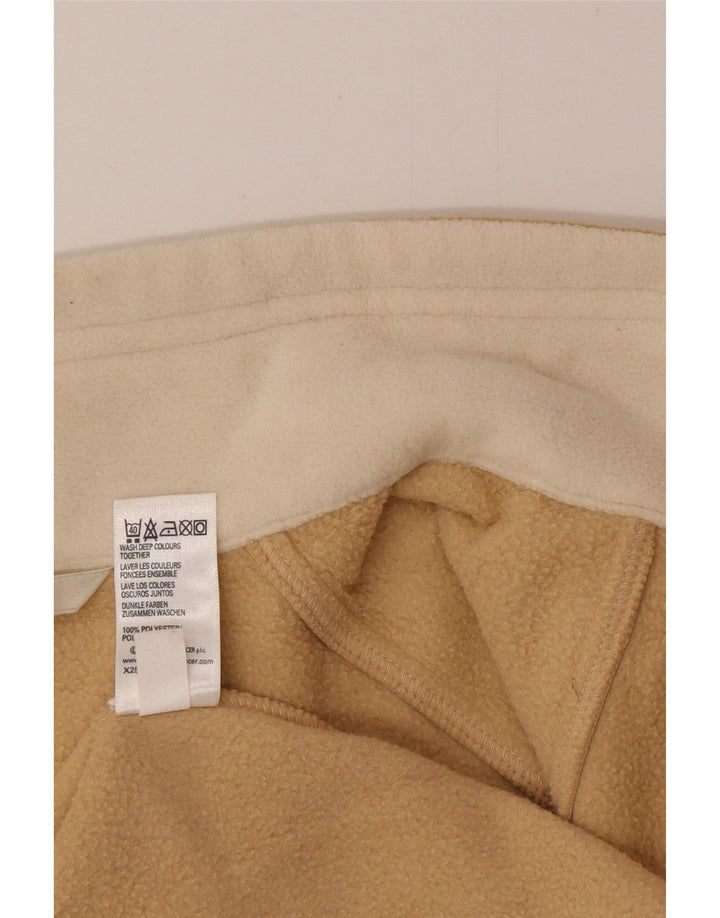 Giacca in pile da donna Marks & Spencer UK 14 Large Beige Poliestere