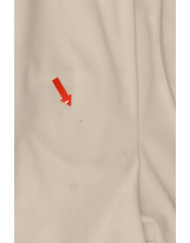 Pantaloncini sportivi Adidas Climalite da uomo grandi in poliestere bianco