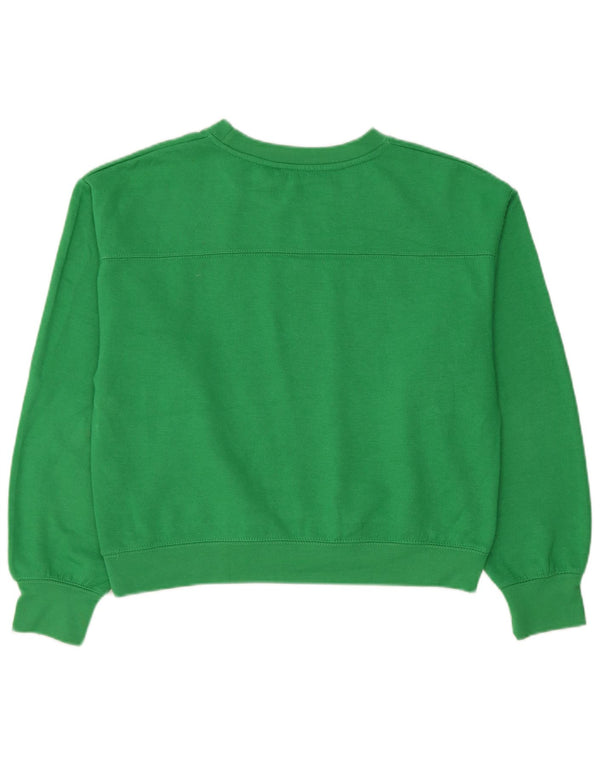 Felpa da donna Zara UK 14 Poliestere verde medio