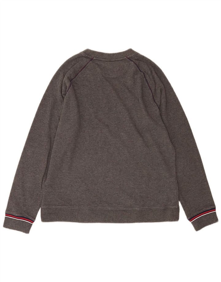 Felpa grafica da uomo Fila Maglione in cotone grigio medio