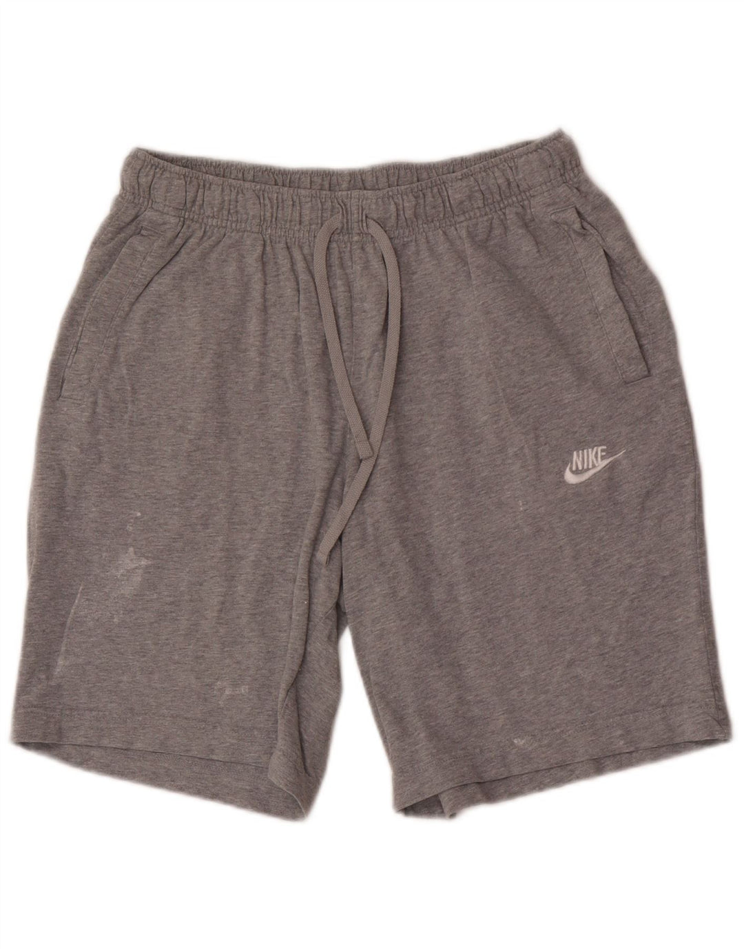 Pantaloncini sportivi da donna Nike UK 12 cotone grigio medio