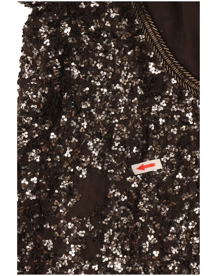 Camicetta a maniche lunghe da donna All Saints UK 14 Grigio medio